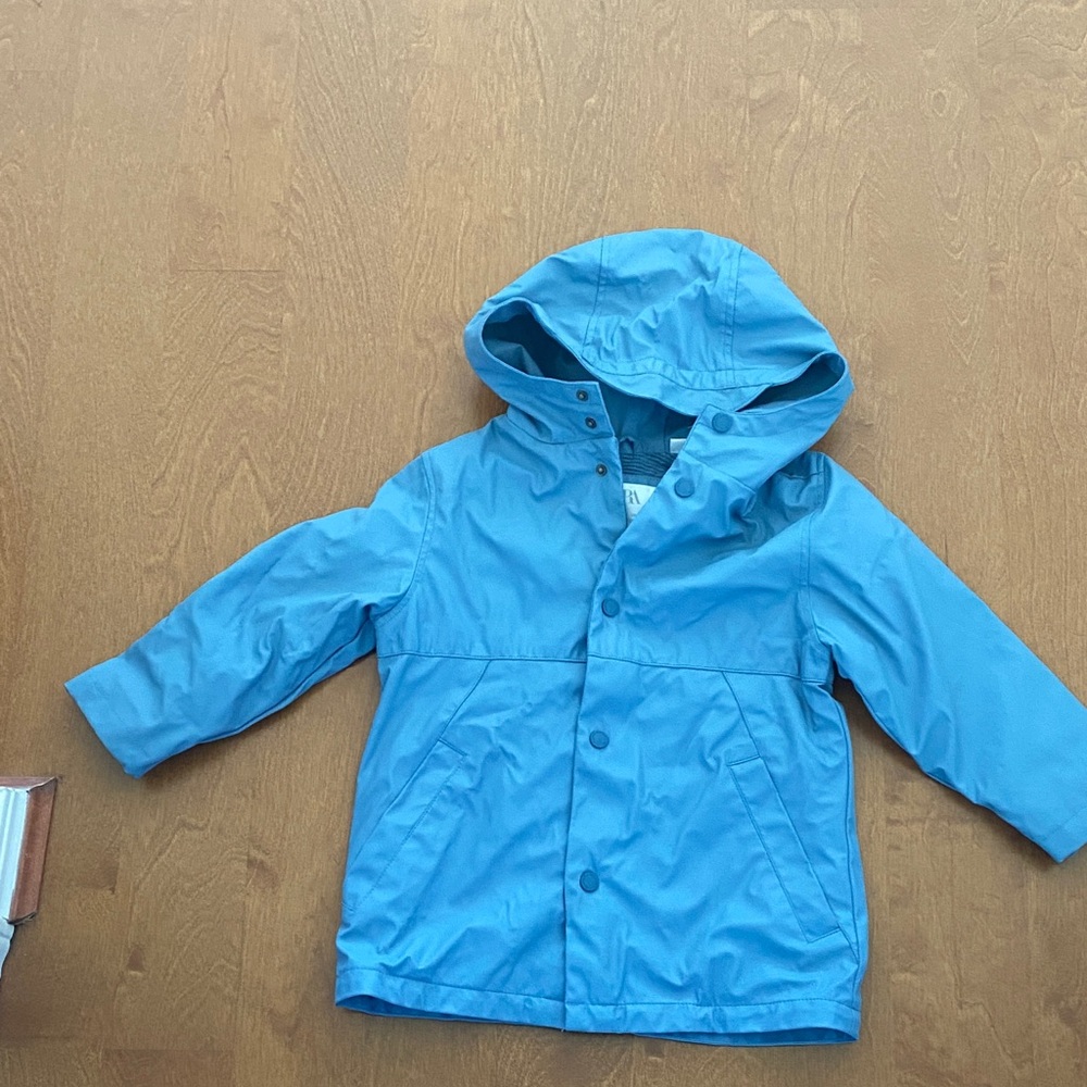 Zara Kids Blue Raincoat